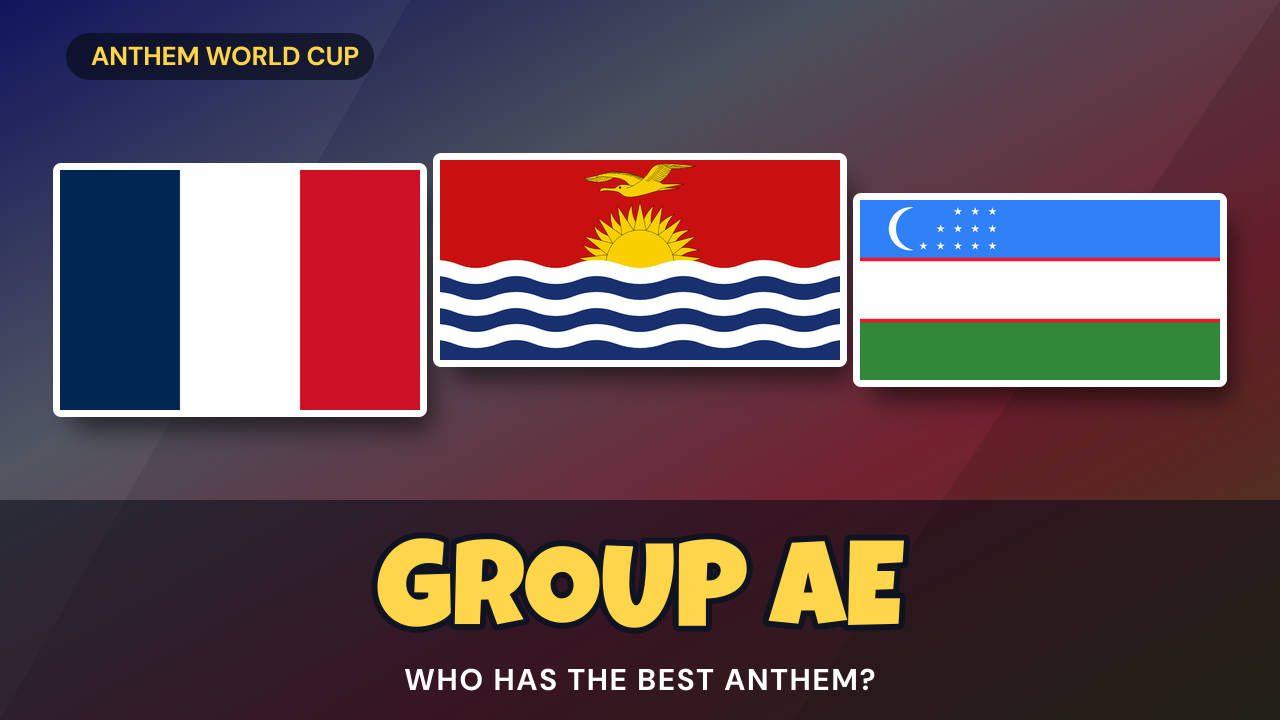 Group AE — FlagDash Anthem World Cup 2026