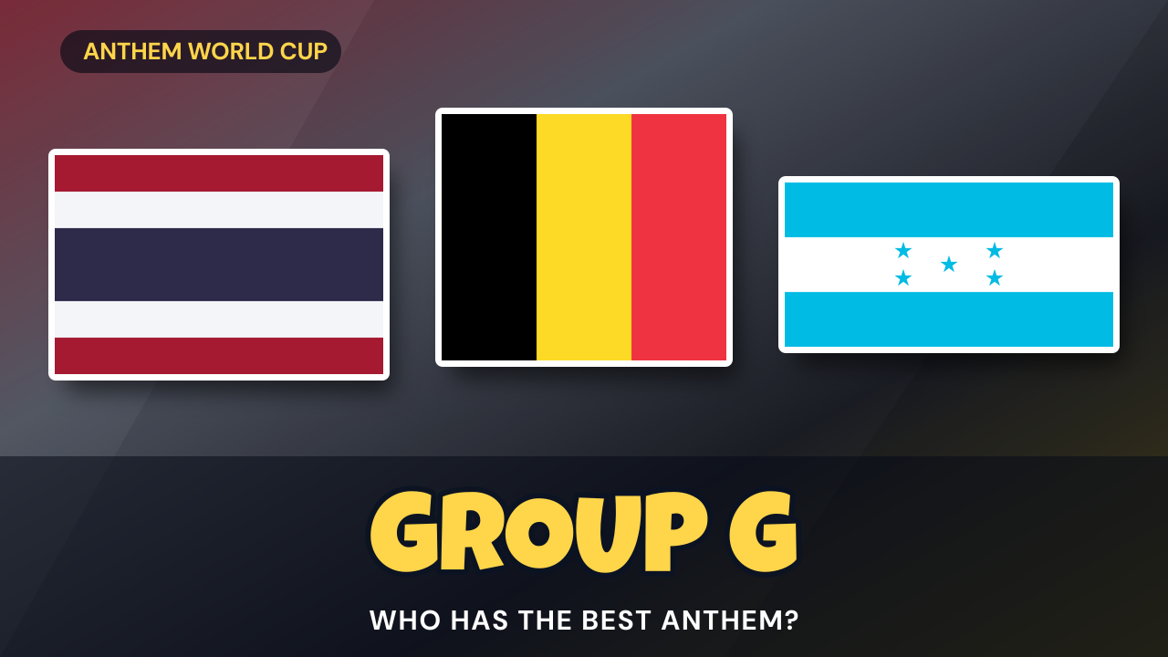 Group G — FlagDash Anthem World Cup 2026
