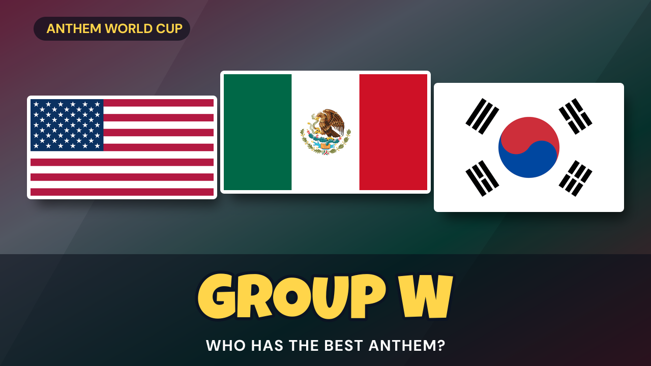 Group W — FlagDash Anthem World Cup 2026