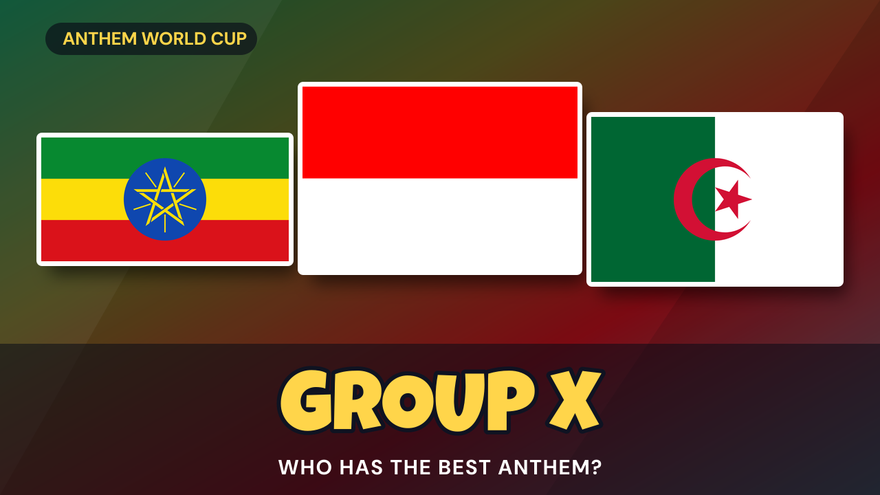 Group X — FlagDash Anthem World Cup 2026